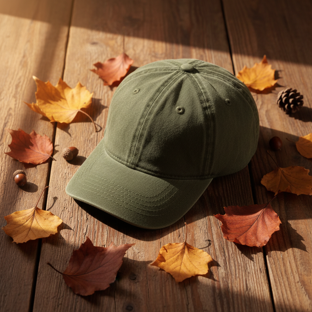 Casquette flat lay