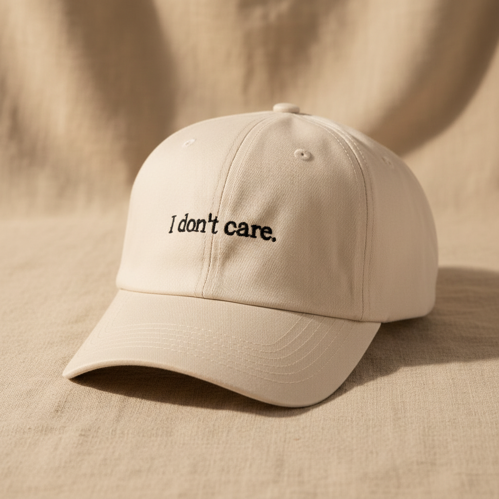 Casquette fond lin