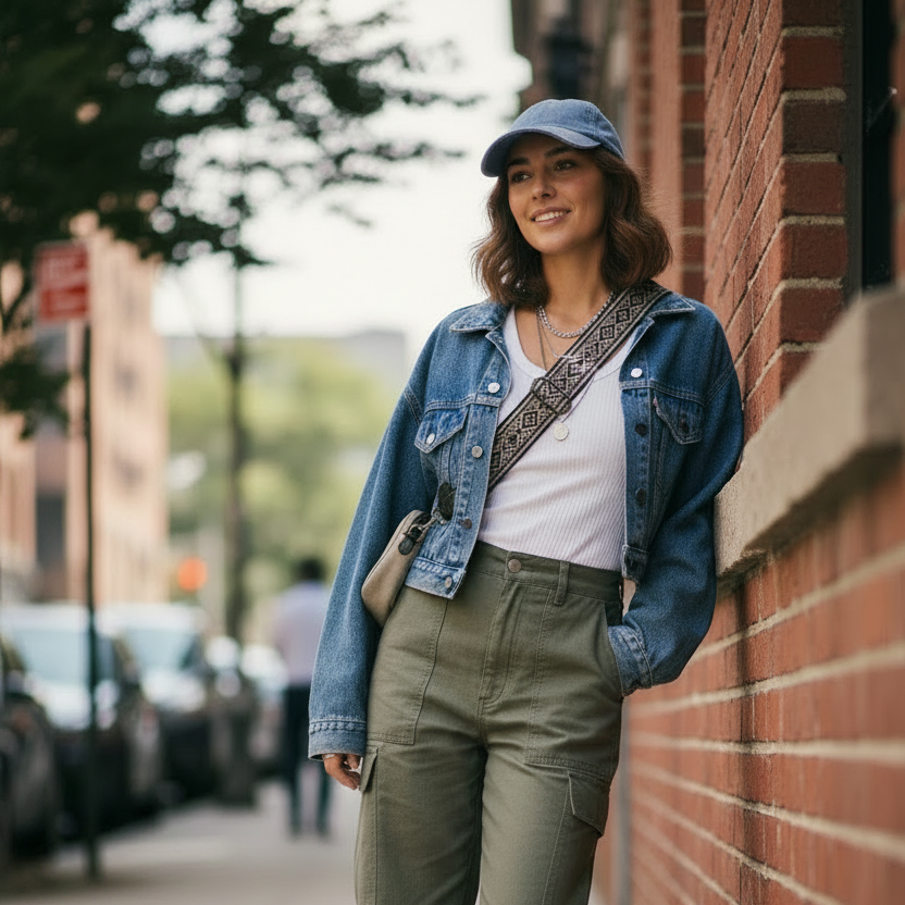 Femme casquette sans logo