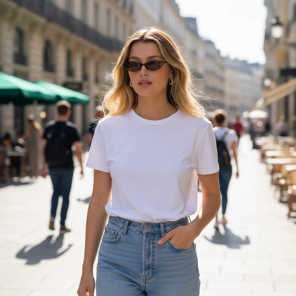 Femme Léopard naturel